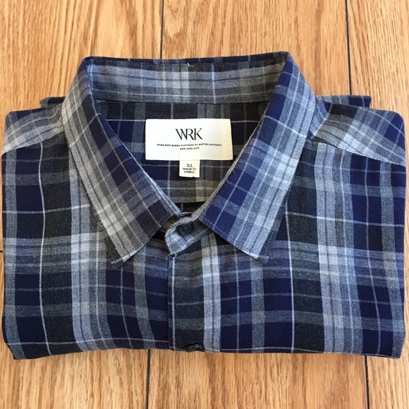 Work Rest Karma WRK Other - Like NEW WRK Worst Rest Karma Plaid Flannel Shirt